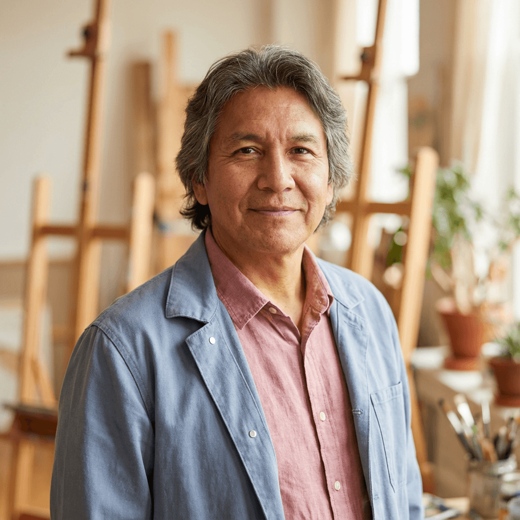 Jordan Martinez, competitive FPS player, holding custom gaming controller