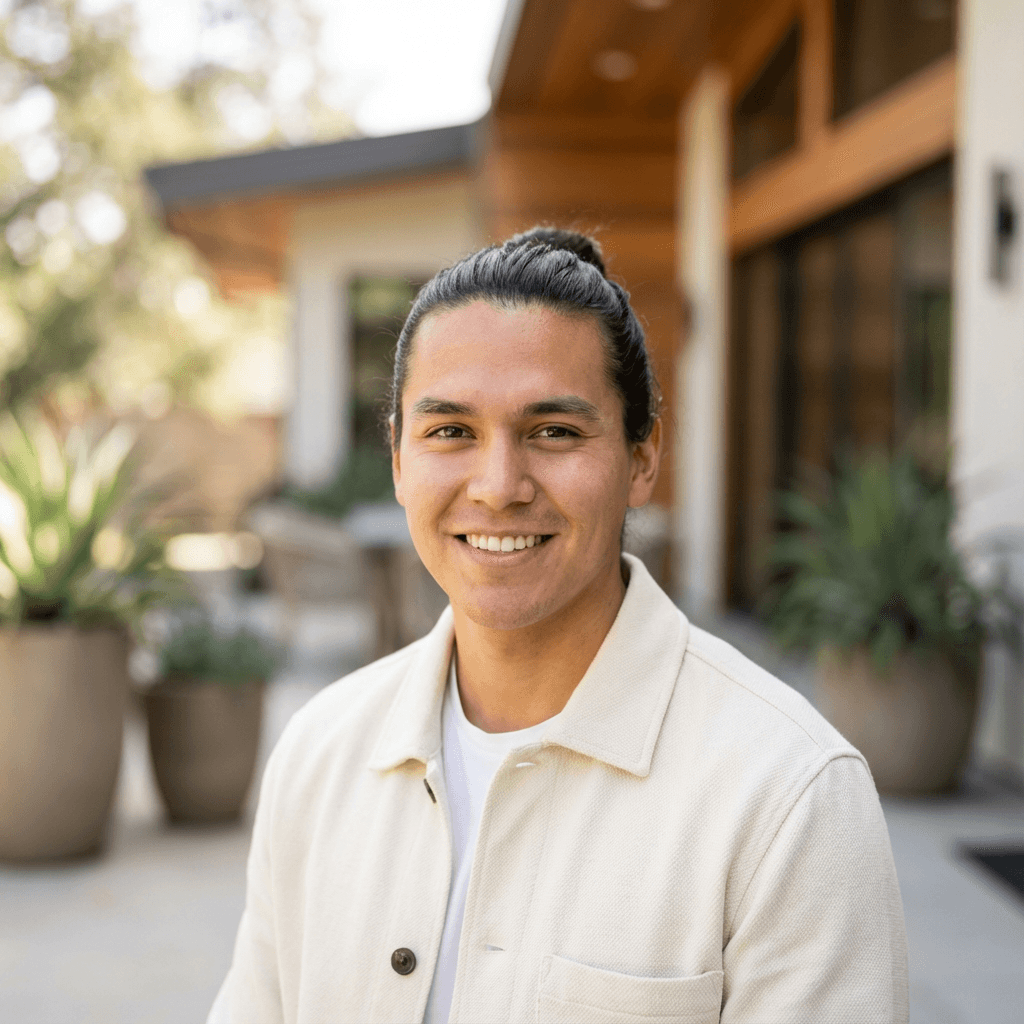 Sam Rodriguez, casual gamer, using upgraded controller