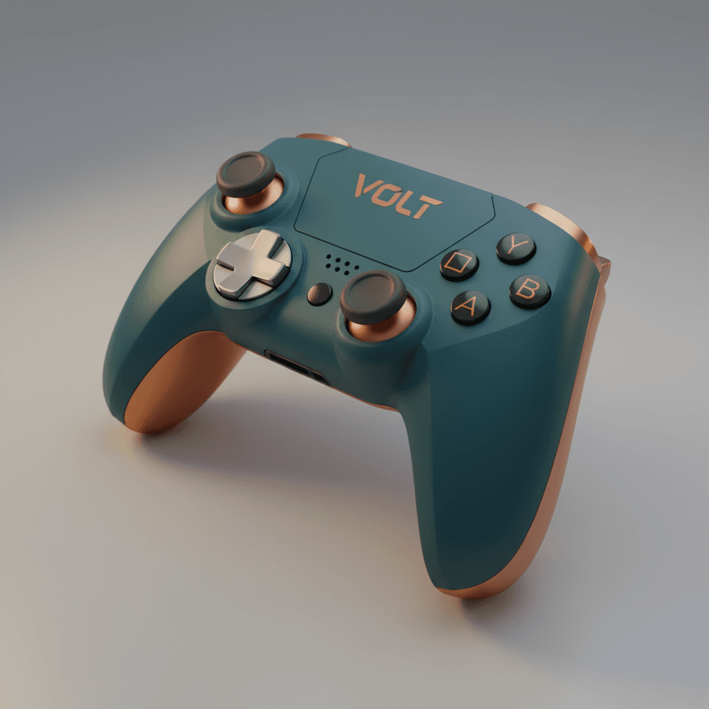 Finished custom gaming controller ready for shipment