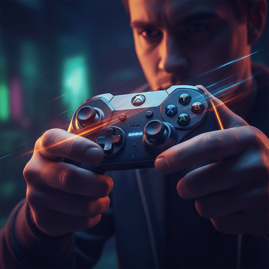 Premium one-off custom gaming controller with unique design