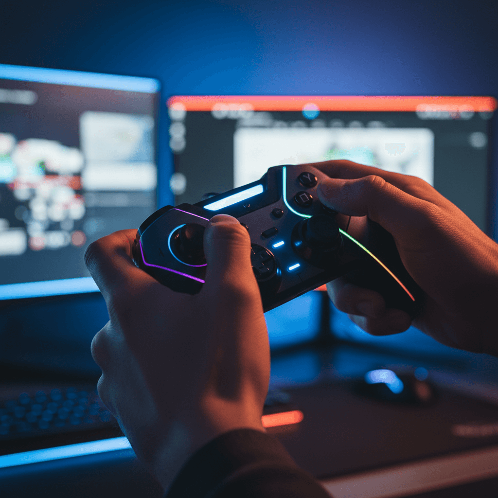 Custom colored button options for gaming controller